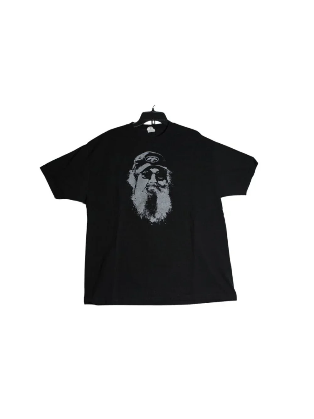Uncle Si Duck Commander Work Hard Nap Hard Black Tee Shirt Men's XL